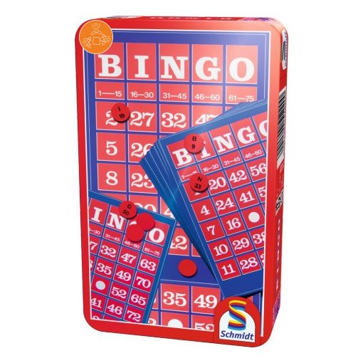Bingo társasjáték fémdobozban (51220)