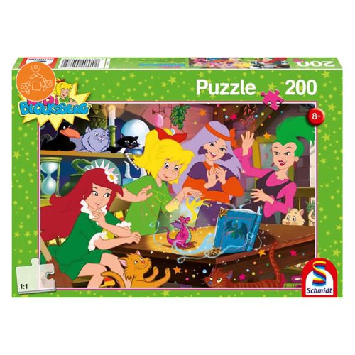 Schmidt Spiele Bibi Blocksberg, A boszorkányiskola, 200 db (55075)
