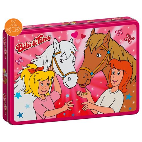 Schmidt Spiele Bibi Blocksberg, Igaz barátok, 200 db - fémdobozban (55551)