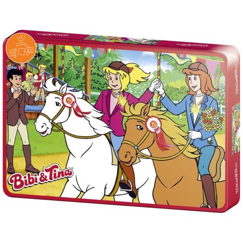 Schmidt Spiele Bibi és Tina, Díjátadó ünnepség, 200 db - fémdobozban (55890)
