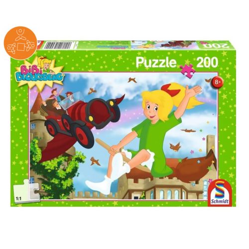 Schmidt Spiele Bibi Blocksberg, A repülő sportkocsi, 200 db (56024)