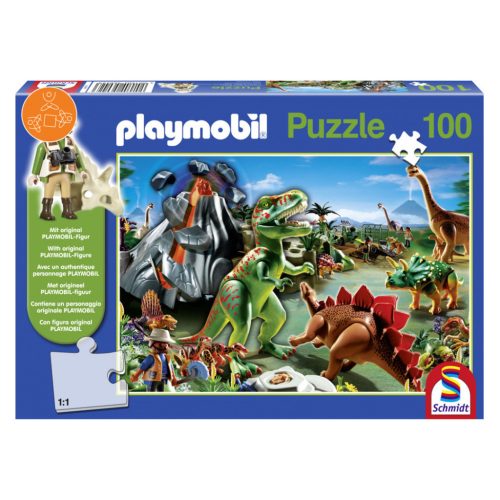 Schmidt Spiele Playmobil - A Dínók földjén, 100 db (56042)