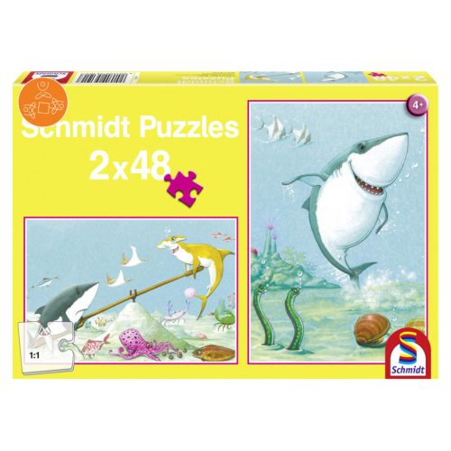 Schmidt Spiele Kis fehércápa, 2x48 db (56101)