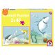 Schmidt Spiele Kis fehércápa, 2x48 db (56101)