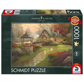   Schmidt Spiele Make a Wish Cottage, Thomas Kinkade, 1000 db (58463) Kirakó