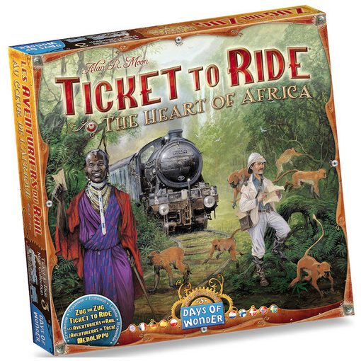 Ticket to Ride Map Collection: 3 - The Heart of Africa Exp.