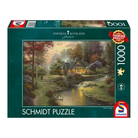   Schmidt Spiele Stillwater Cottage, Thomas Kinkade, 1000 db (58464) Kirakó