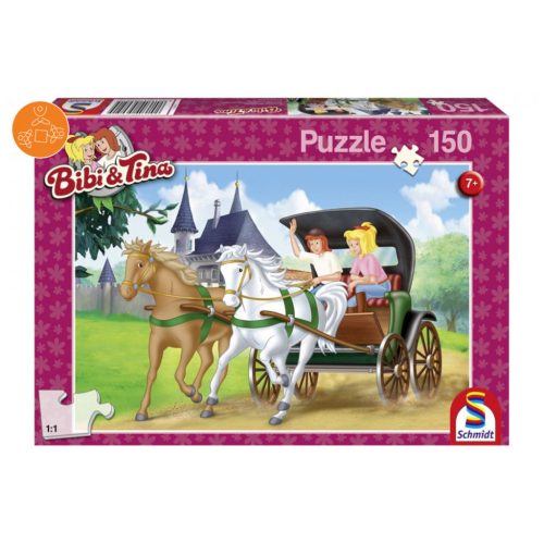 Schmidt Spiele Bibi Blocksberg, Fogathajtás, 150 db (56051)