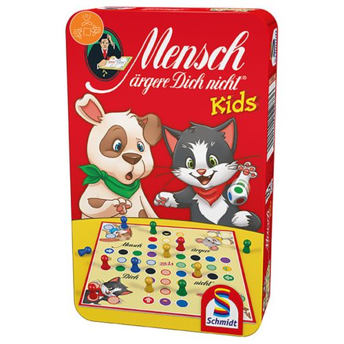  Schmidt Spiele Ki nevet a végén? társasjáték gyermekváltozat fémdobozban (51273) 