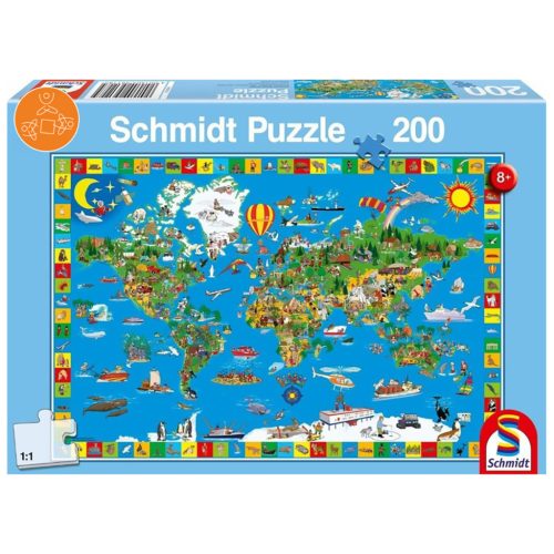  Schmidt Spiele Your amazing world, 200 db (56118) Gyerek Kirakó