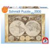  Schmidt Spiele Historical map of the world, 2000 db (58178) Kirakó