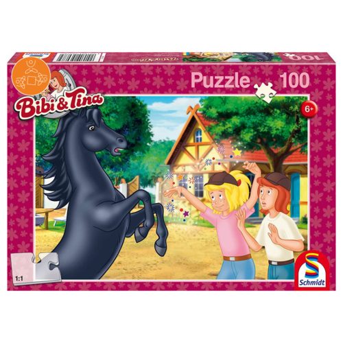 Schmidt Spiele Bibi és Tina, A vad csődör, 100 db (56078)
