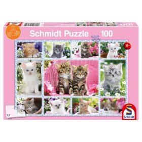 Schmidt Spiele Kittens, 100 db (56135) Gyerek Kirakó