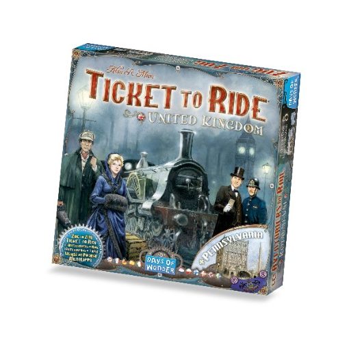 Ticket to Ride Map Collection: 5 - United Kingdom & Pennsylvania Exp. 