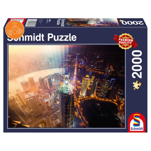  Schmidt Spiele Day and Night, Time slice, 2000 db (58239) Kirakó