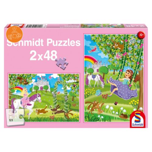 Schmidt Spiele Prinzessin im Schlossgarten, 2x48 db (56158) 