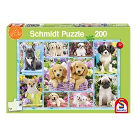 Schmidt Spiele Puppies, 200 db (56162) Gyerek Kirakó