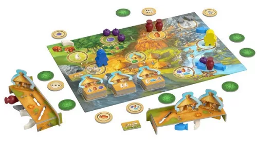 Hans im Glück Stone Age Junior társasjáték (48258) (Magyar játékszabállyal)