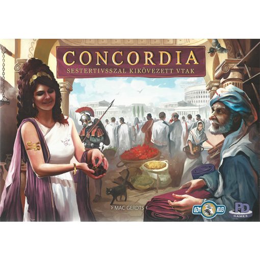 Concordia Sestertiusszal kikövezett utak társasjáték