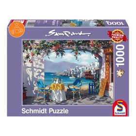   Schmidt Spiele Rendez-vous on Mykonos, 1000 db (59396) Kirakó
