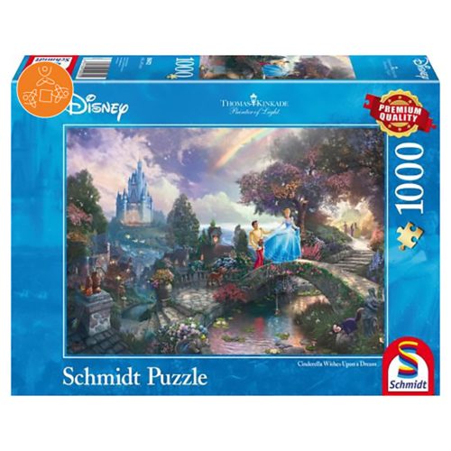  Schmidt Spiele Disney, Hamupipőke 1000 db (59472) Kirakó