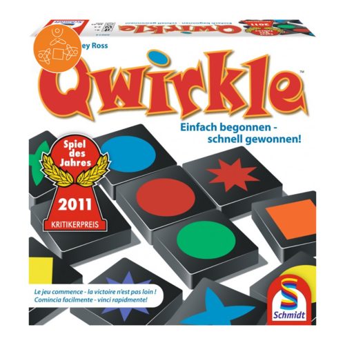 Schmidt Spiele Qwirkle - Formák, színek, kombinációk! társasjáték (Sérült dobozos!)