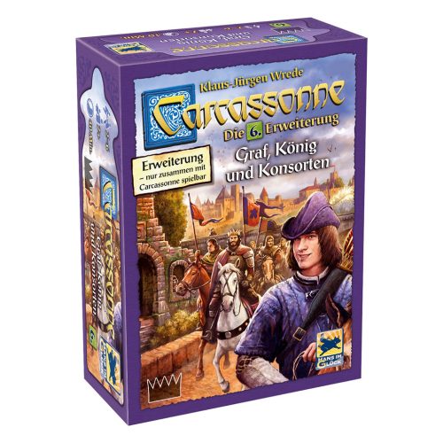  Hans im Glück Carcassonne 3.0 - 6. kiegészítő - Graf, König und Konsorten, Erweiterung - Magyar szabállyal