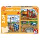  Schmidt Spiele Construction Work Ahead, 3x24 db (56200) Gyerek Kirakó