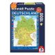 Schmidt Spiele Map of Germany, 1000 db (58287) Kirakó
