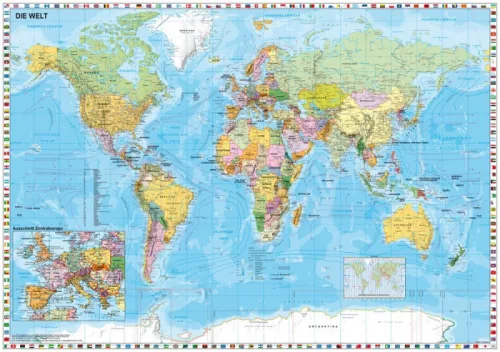 Schmidt Spiele The World, 1500 db (58289) Kirakó