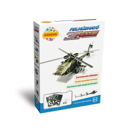 3D puzzle, Helikopter (AH-64 Apache)