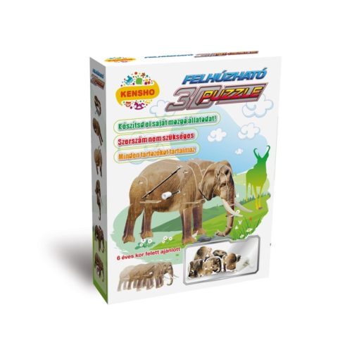  3D puzzle, Elefánt