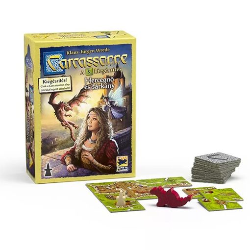 Carcassonne 3. kiegészítő - A Hercegnő és a sárkány kiegésztő (88122) 