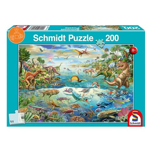  Schmidt Spiele Entdecke die Dinosaurier, 200 db (56253) Gyerek Kirakó