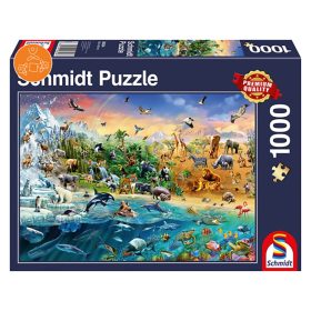 Schmidt Spiele Die Welt der Tiere, 1000 db (58324) Kirakó