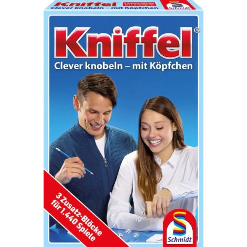 Kniffel pads for 1440 games, 24 db in display (49039) Társasjáték