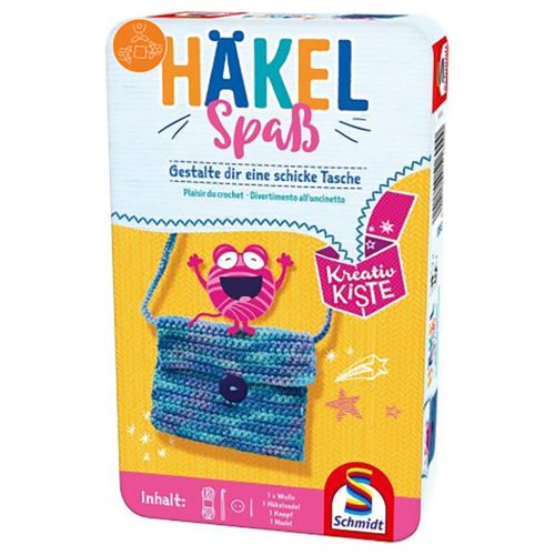 Schmidt Spiele Szórakoztató horgoló készlet fémdobozban (51600)