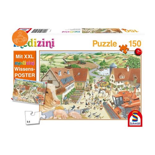 Schmidt Spiele Adventures on the Farm (+Poster), 150 db (56291)