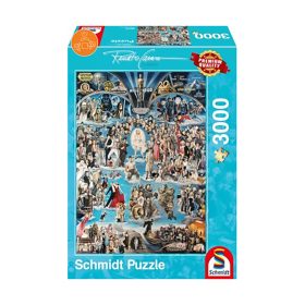   Schmidt Spiele Renato Casaro, Hollywood XXL, 3000 db (59347) Kirakó