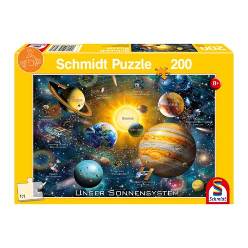  Schmidt Spiele Our solar system, 200 db (56308) Gyerek Kirakó
