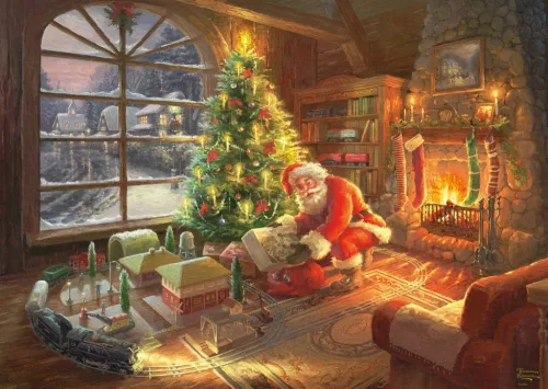 Schmidt Spiele Santa Claus is here!, Limited Edition, 1000 db (59495) Kirakó