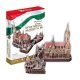  3D puzzle Mátyás-templom, Halászbástya - 176 db 