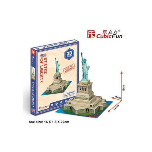 3D puzzle mini Szabadság szobor - 31 db