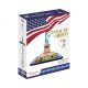  3D puzzle közepes Szabadság szobor - 39 db