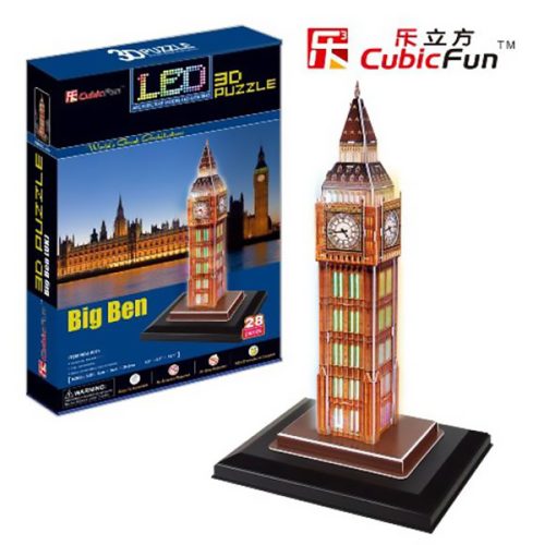  3D puzzle világítós Big Ben - 28 db