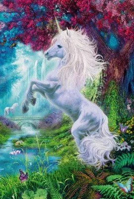 Schmidt Spiele Unicorn in the enchanted garden, 60 db (56310) Gyerek Kirakó