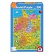  Schmidt Spiele Cartoon map of Germany, 200 db (56312) Gyerek Kirakó