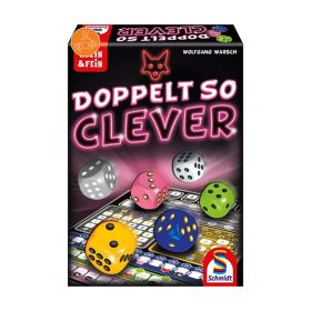   Schmidt Spiele Doppelt so clever/Twice as clever társasjáték (49357/88234) (Magyar játékszabállyal)