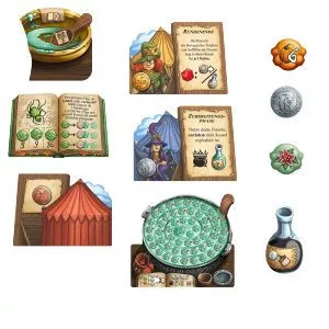 Schmidt Spiele Die Quacksalber von Quedlinburg - Die Kräuterhexen Erw. (49358) Társasjáték  - Letölthető szabállyal