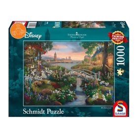Schmidt Spiele Disney, 101 Kiskutya 1000 db (59489) Kirakó
